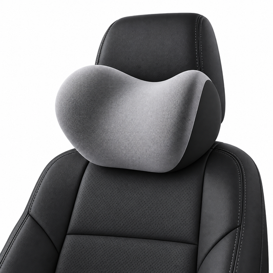 Car Neck Pillow Memory Foam Protective Lumbar Back Support Breathable Car Headrest Cushion Relieve Stress Car Seat Pillow